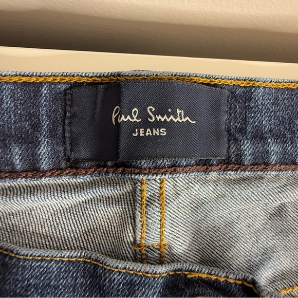 Paul Smith - Men’s Blue Jeans with Button Fly - Size 32 - Picture 4 of 8
